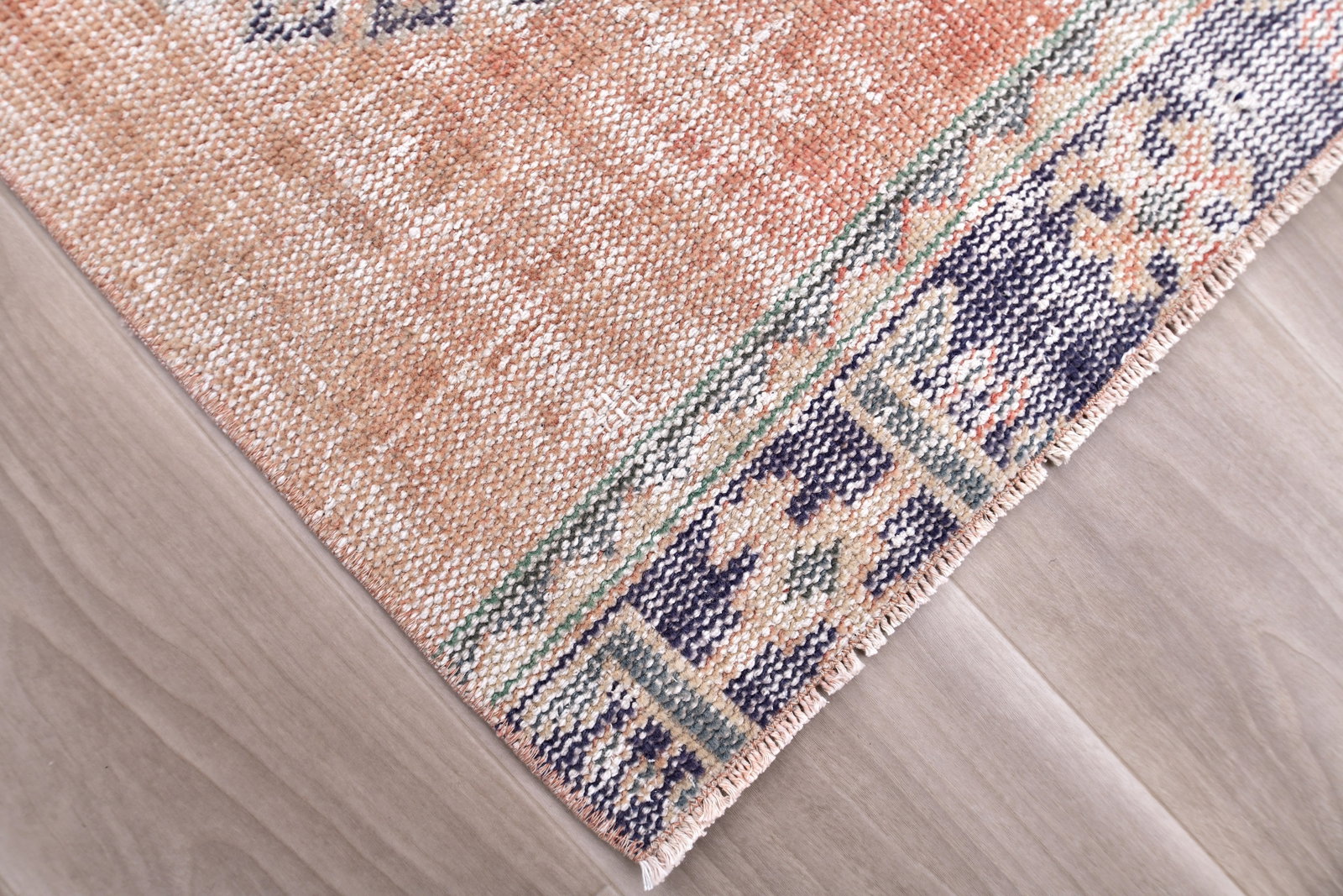 2'6'' x 11'7'' Turkish Vintage Runner Rug - 240924 - 7