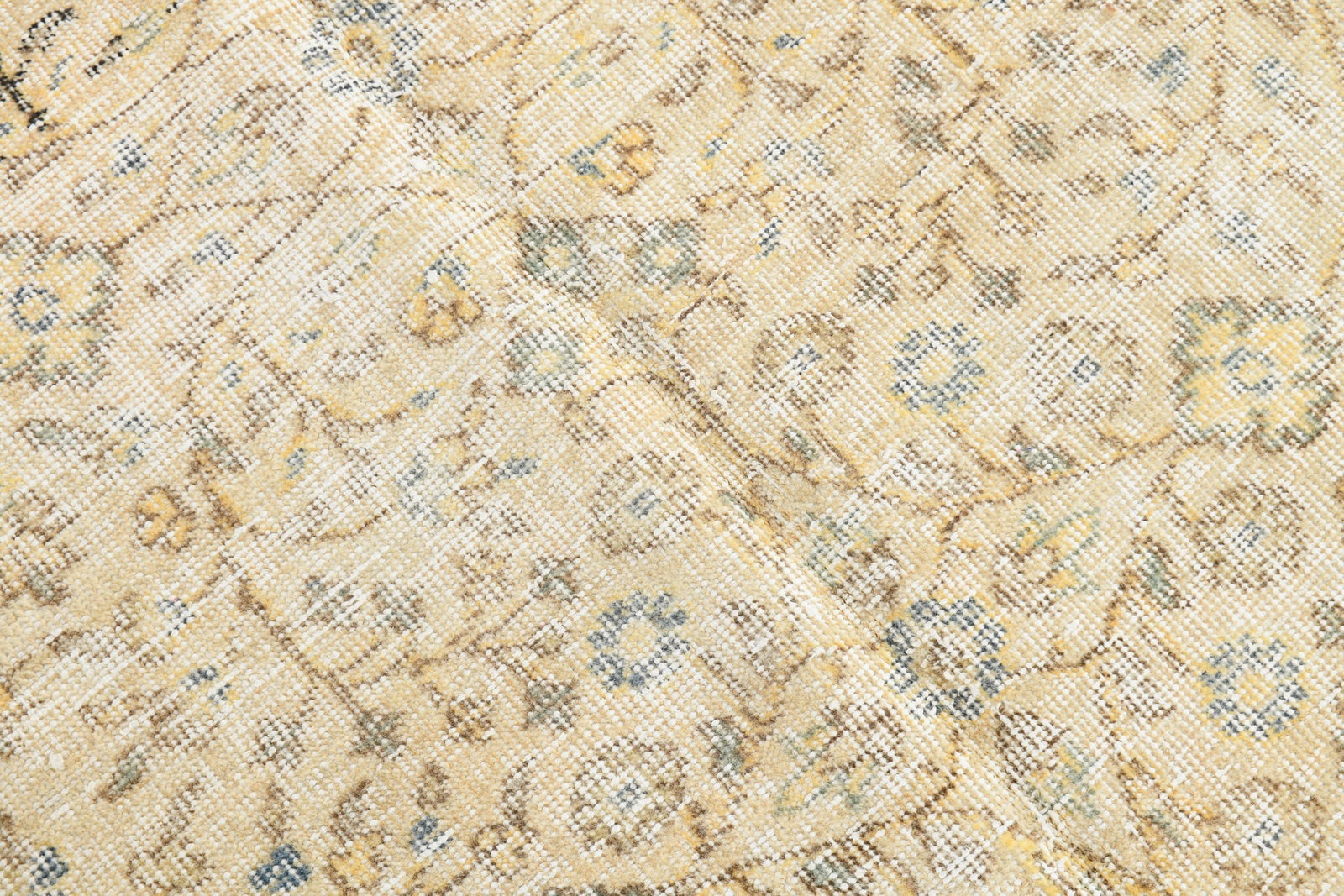 4'11'' x 8'1'' Handmade Vintage Wool Rug - 5641 - 7