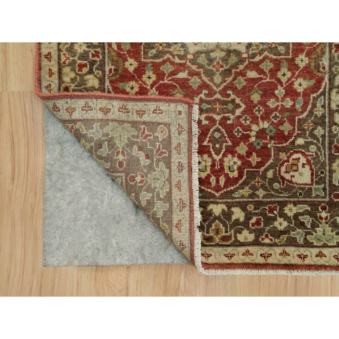 Teal Overdyed Vintage Persian Bakhtiar Hand Knotted Wool Fragment Rug - 3