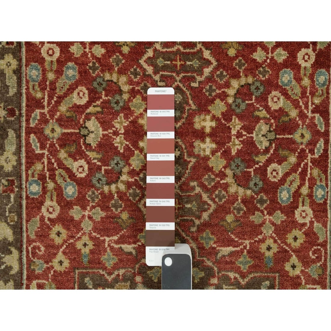 Teal Overdyed Vintage Persian Bakhtiar Hand Knotted Wool Fragment Rug - 4