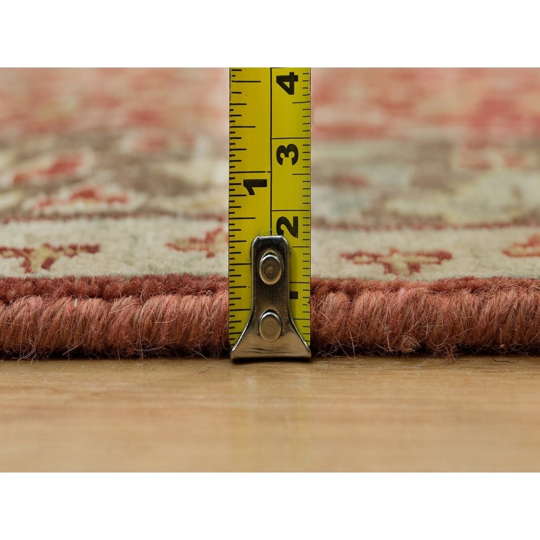 Teal Overdyed Vintage Persian Bakhtiar Hand Knotted Wool Fragment Rug - 7