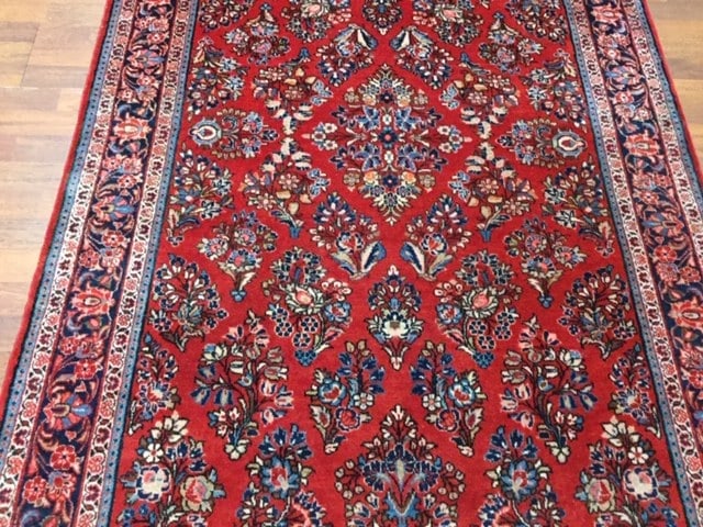 Vintage Persian Sarouk rug-437 - 2
