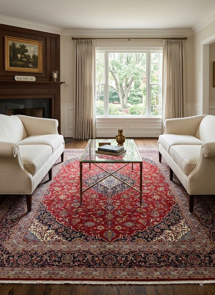 Antique Muted Gray Floral 9X11 Distressed Vintage Oriental Rug - 2