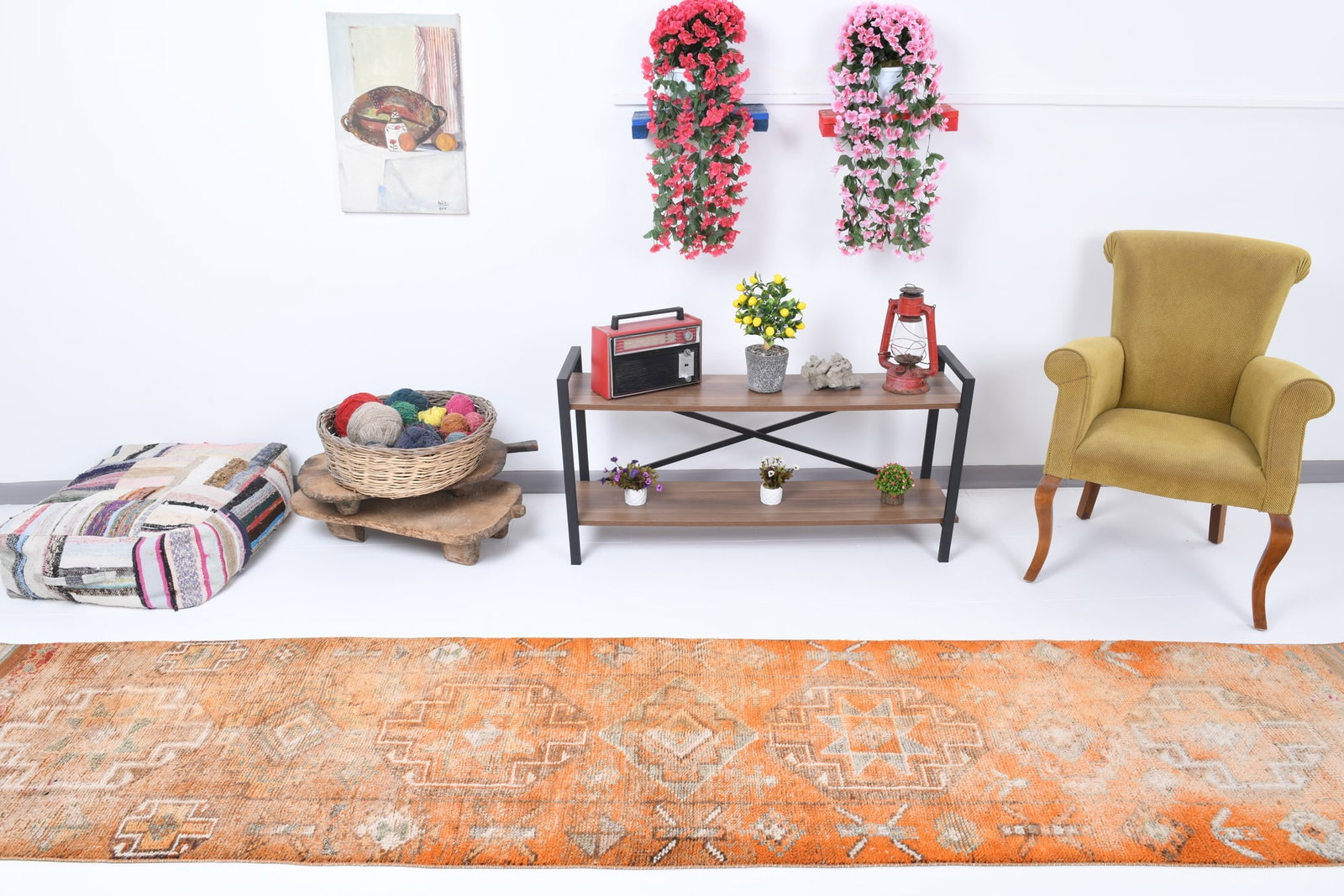 2'8'' x 12'0'' Vintage Wool Runner Rug - 18419 - 2