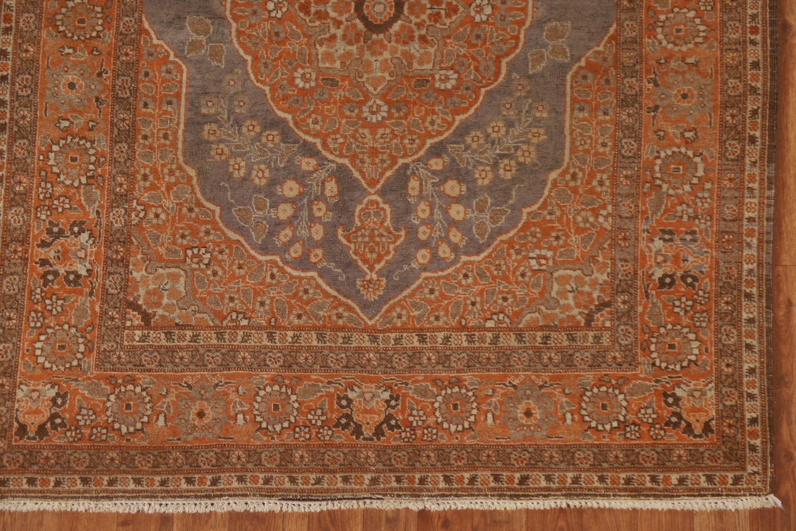 Pre-1900 Antique Vegetable Dye Tabriz Haj Jalili Persian Rug 4x6 - 7