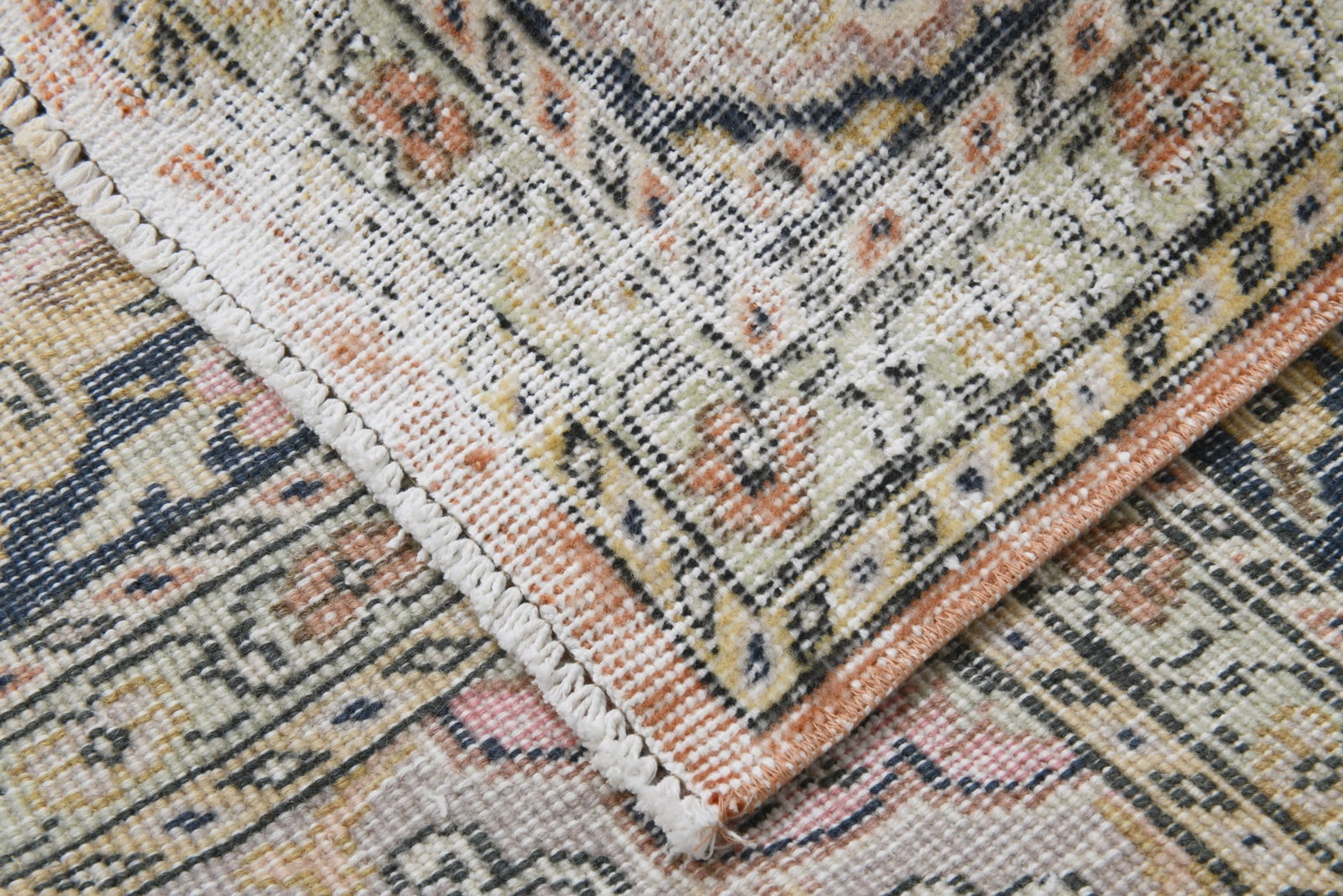 9'1'' x 13'2'' Vintage Wool Runner Rug - 20675 - 16