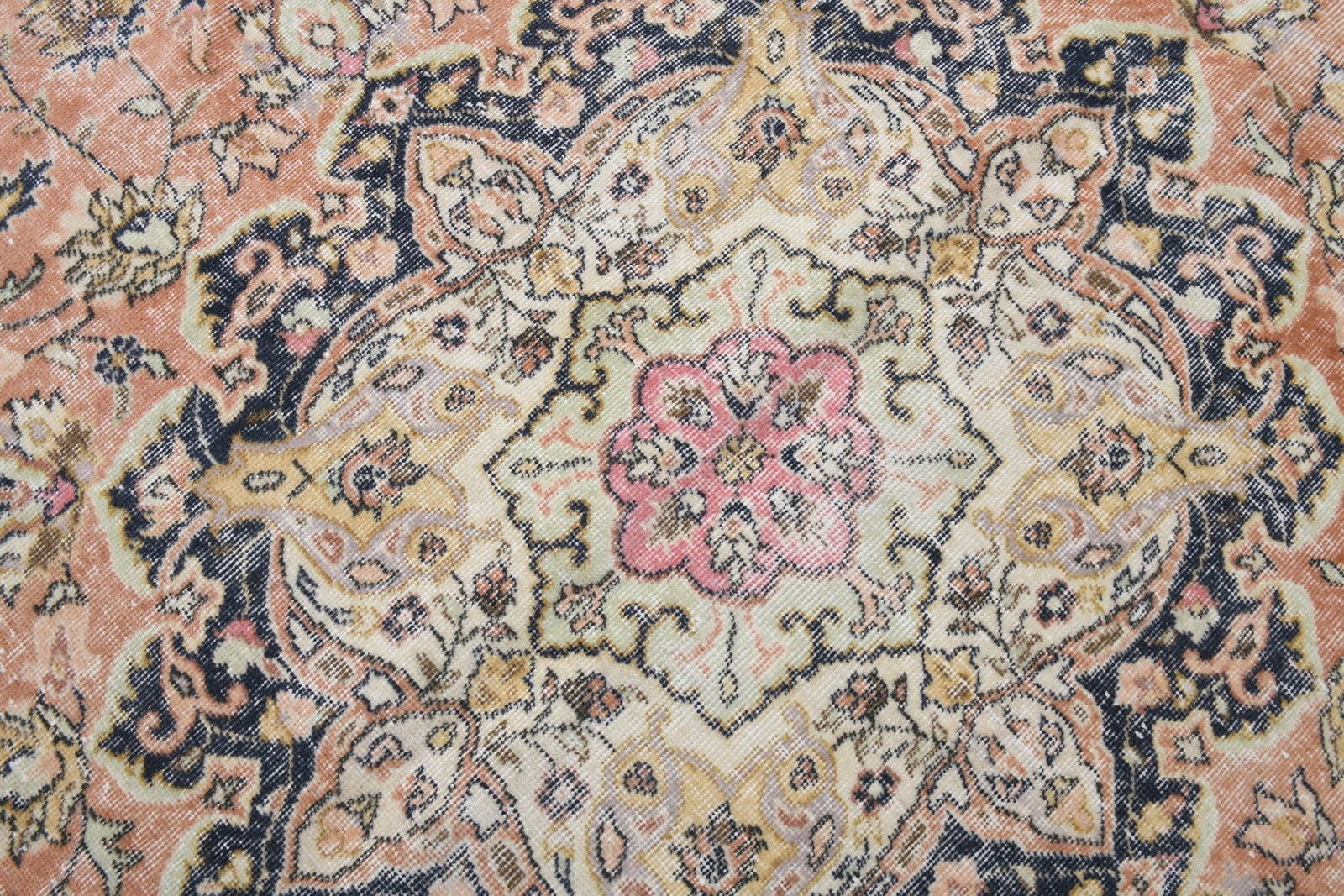 9'1'' x 13'2'' Vintage Wool Runner Rug - 20675 - 6