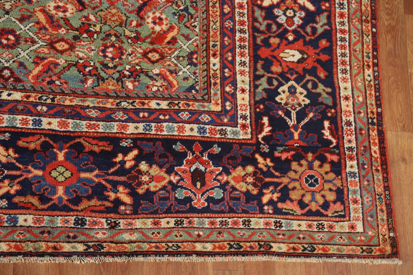 Vegetable Dye Antique Sultanabad Large Persian Rug 10x14 - 7