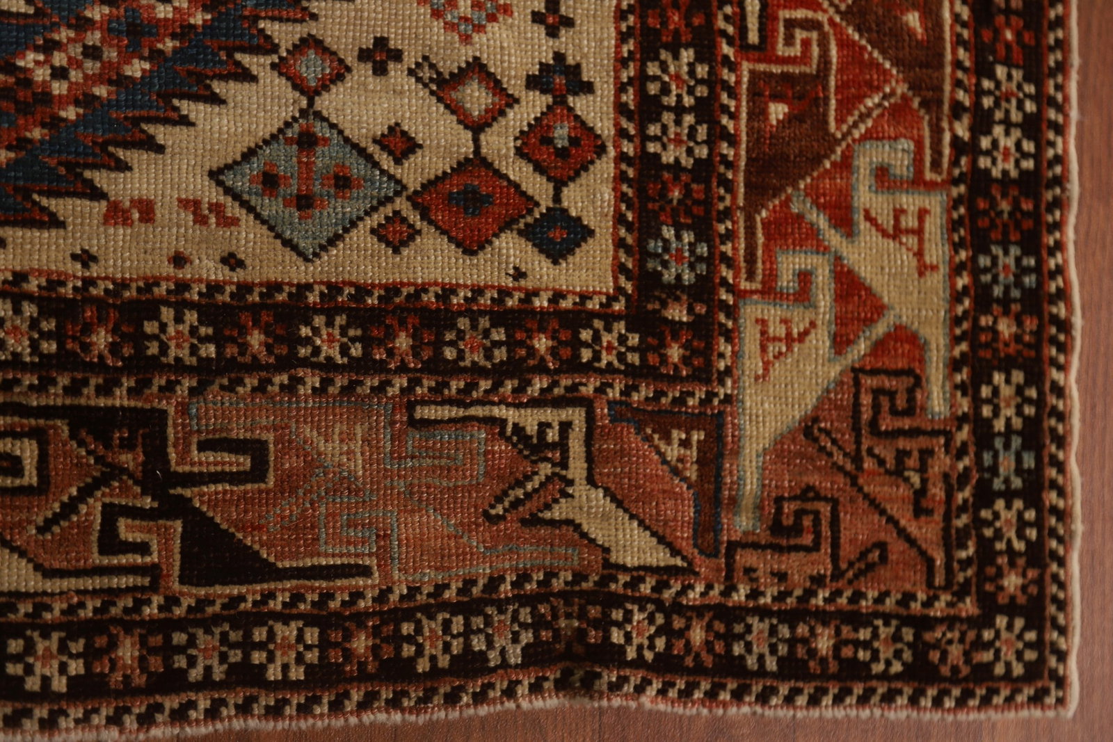 Pre-1900 Antique Vegetable Dye Shirvan Oriental Area Rug 3x6 - 7