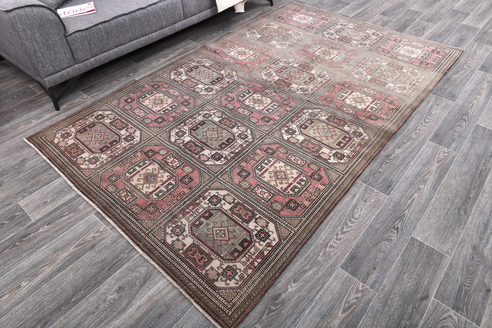 5'4'' x 8'10'' Vintage Wool Runner Rug - 243946 - 2