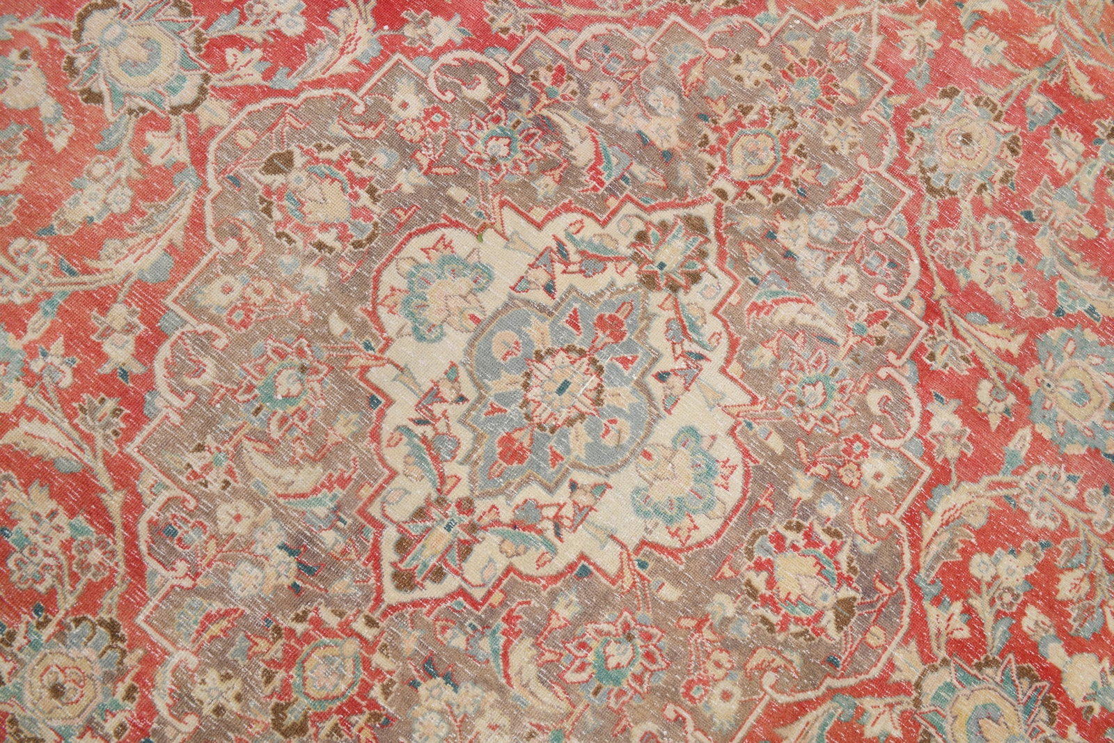 9'7'' x 13'3'' Handmade Vintage Wool Rug - 18941 - 7