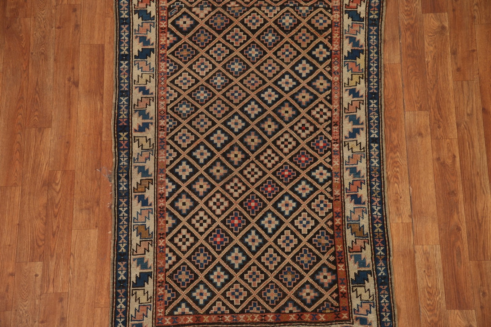 Pre-1900 Antique Vegetable Dye Shirvan Oriental Area Rug 3x5 - 4