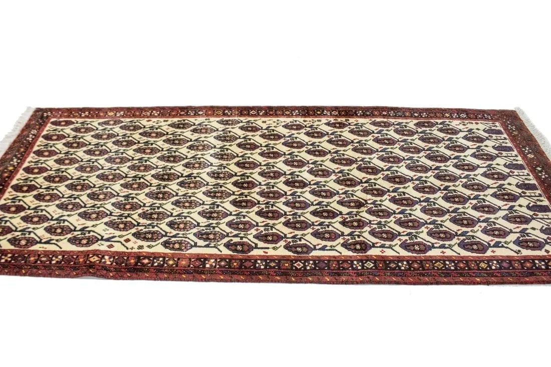 Vintage Allover Tribal 3'5X8'2 Sirjan Persian Rug - 3