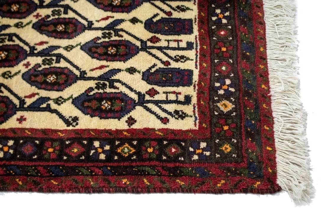 Vintage Allover Tribal 3'5X8'2 Sirjan Persian Rug - 7