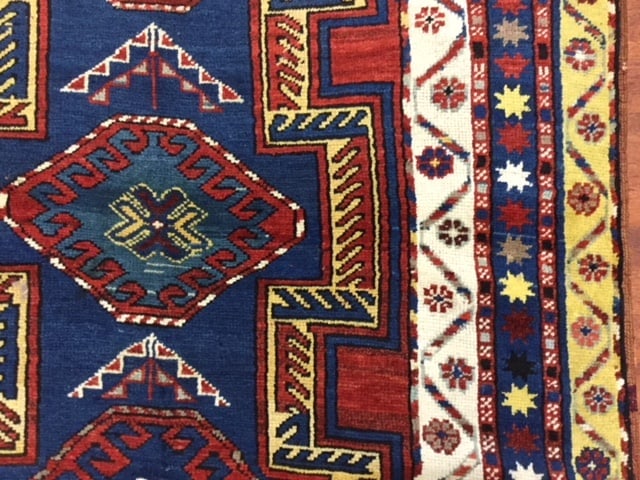Antique Kazak Caucasian Rug-3208 - 7