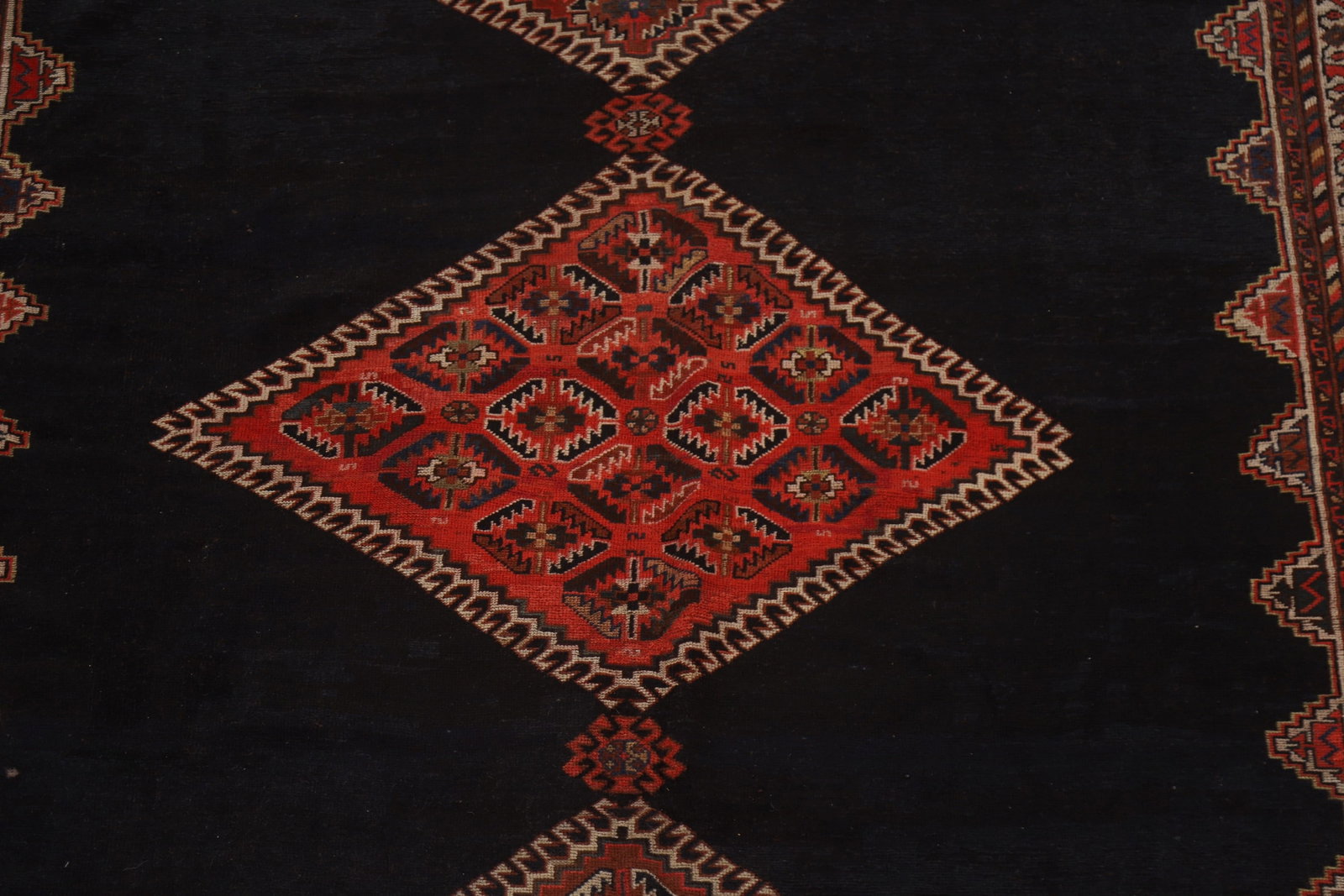 Pre-1900 Antique Vegetable Dye Ghashghaie Persian Area Rug 10x13 - 5