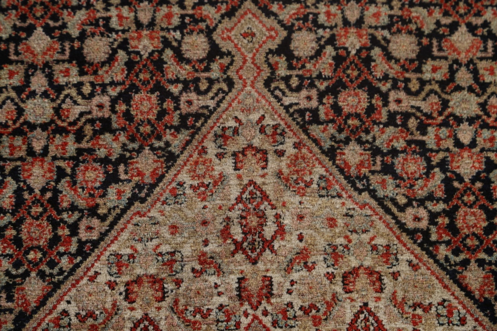 Pre-1900 Antique Vegetable Dye Senneh Persian Area Rug 5x6 - 9