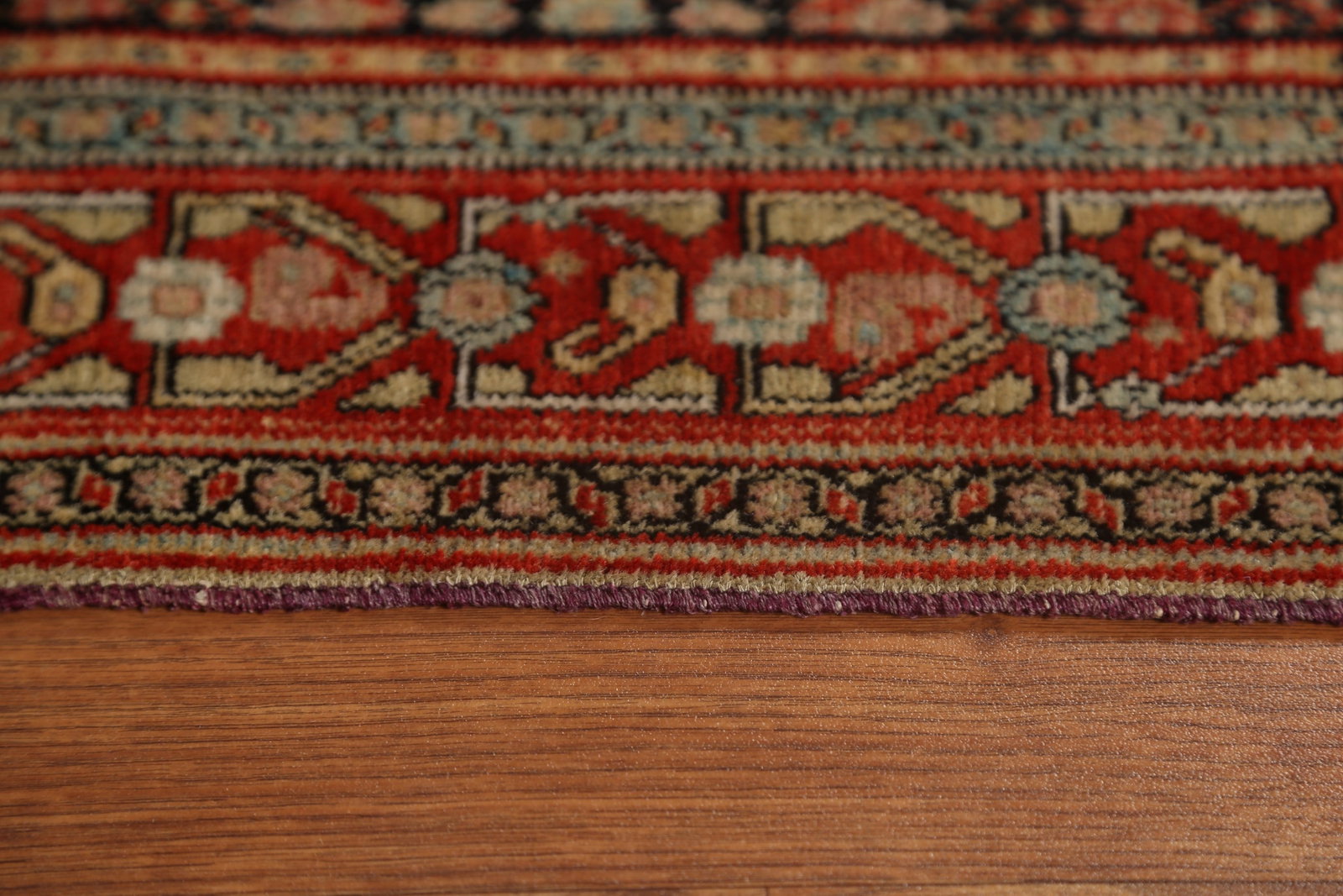 Pre-1900 Antique Vegetable Dye Senneh Persian Area Rug 5x6 - 18