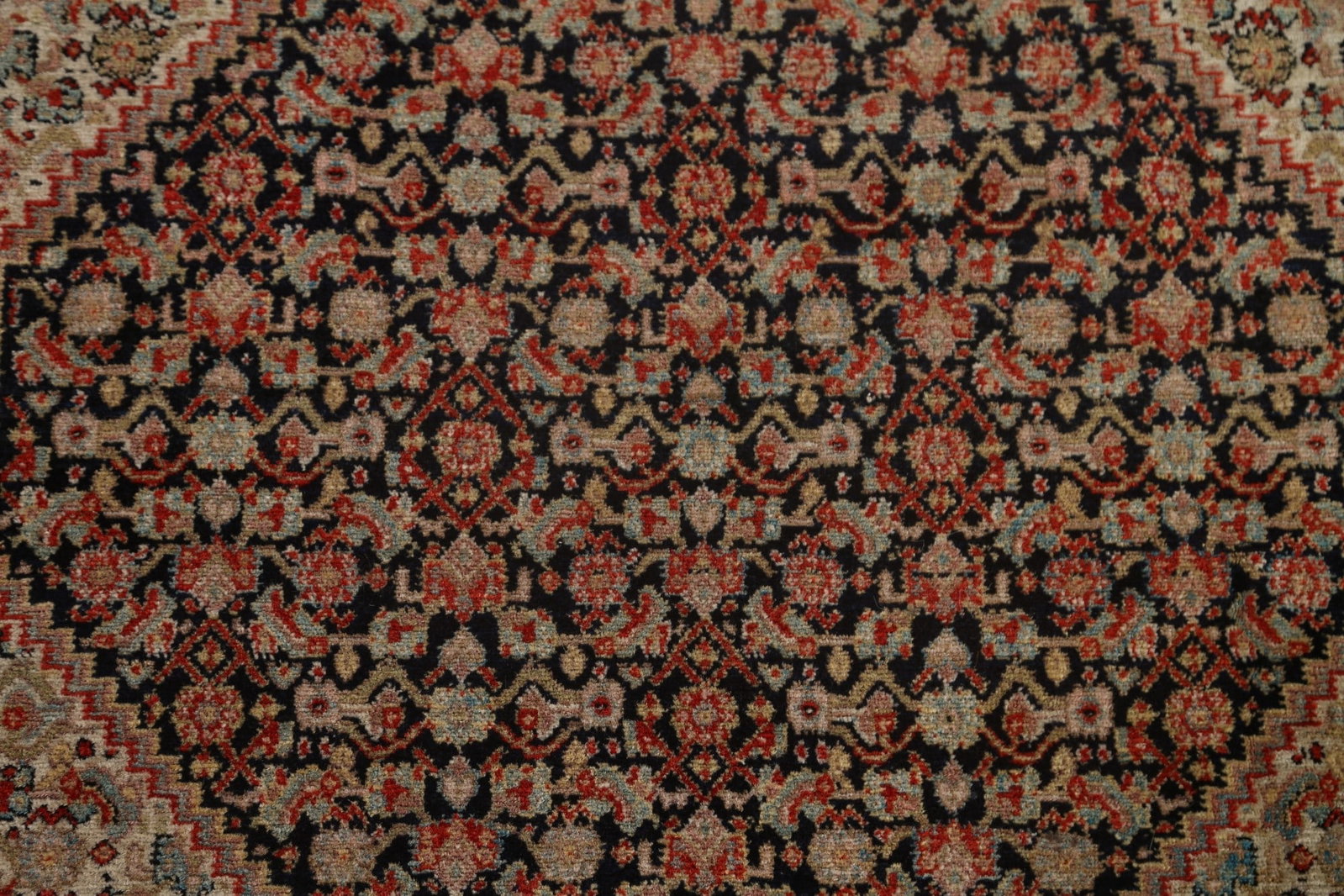 Pre-1900 Antique Vegetable Dye Senneh Persian Area Rug 5x6 - 8