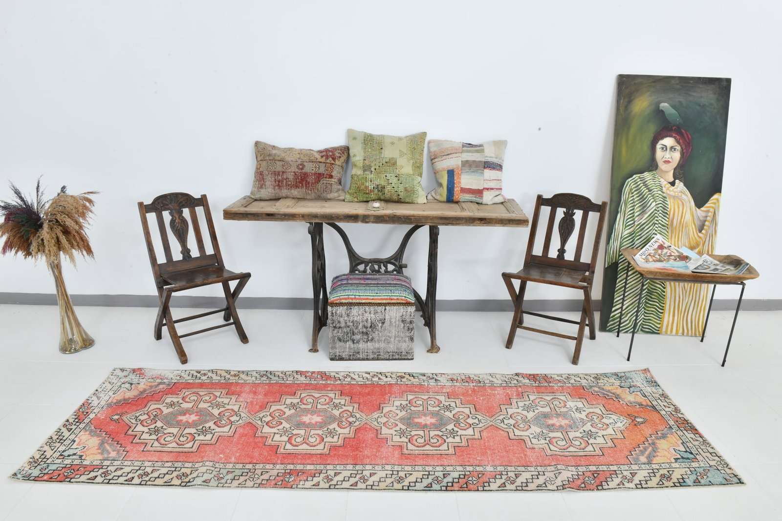 2'9'' x 9'4'' Turkish Vintage Runner Rug - 22912 - 2