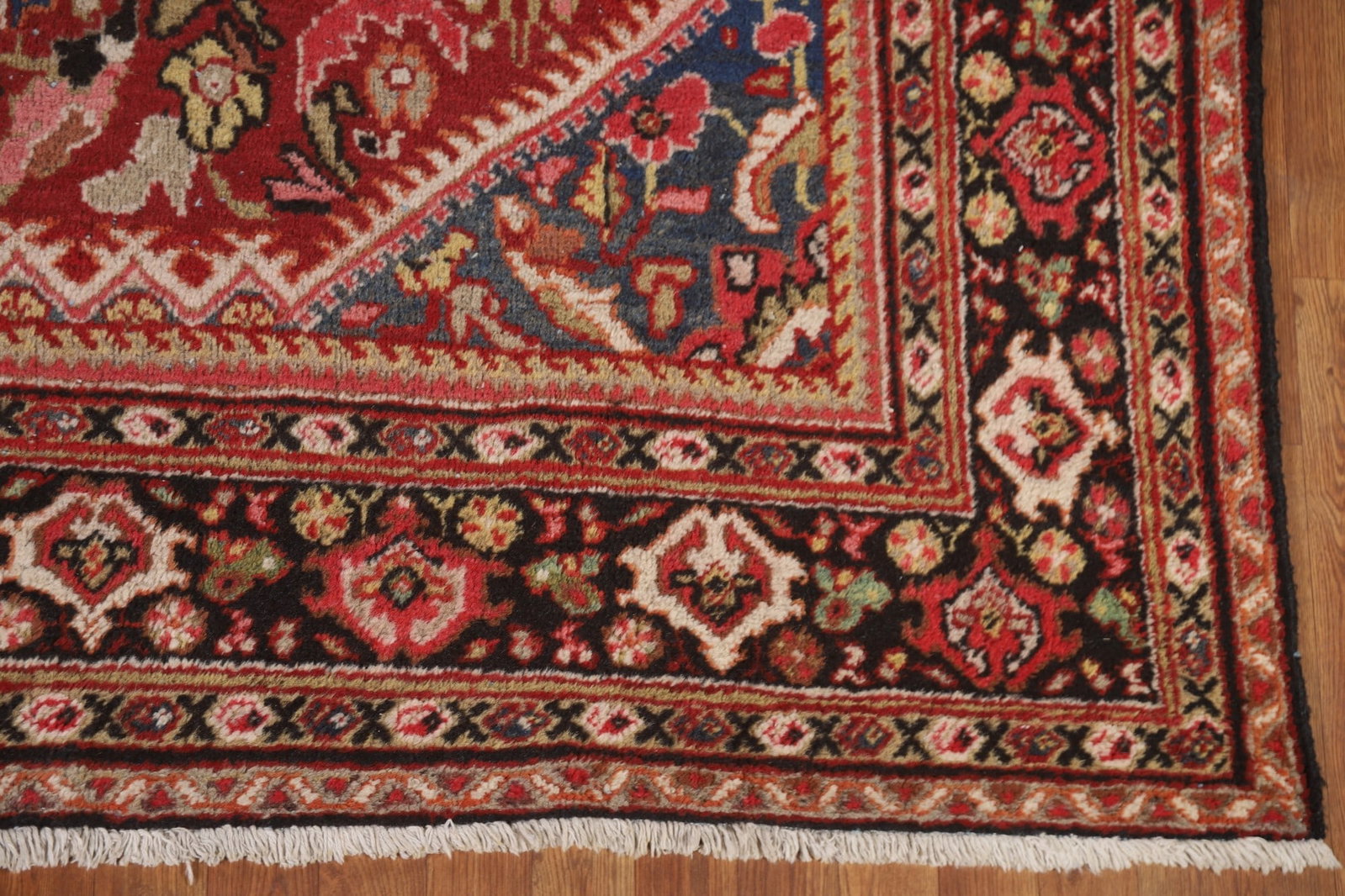 Antique Vegetable Dye Mahal Persian Area Rug 8x12 - 6