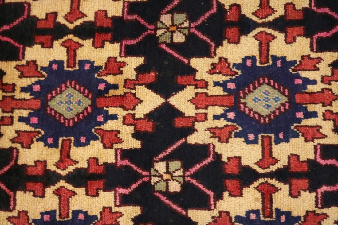 Vintage Floral Tribal 3X5 Sirjan Persian Rug - 7