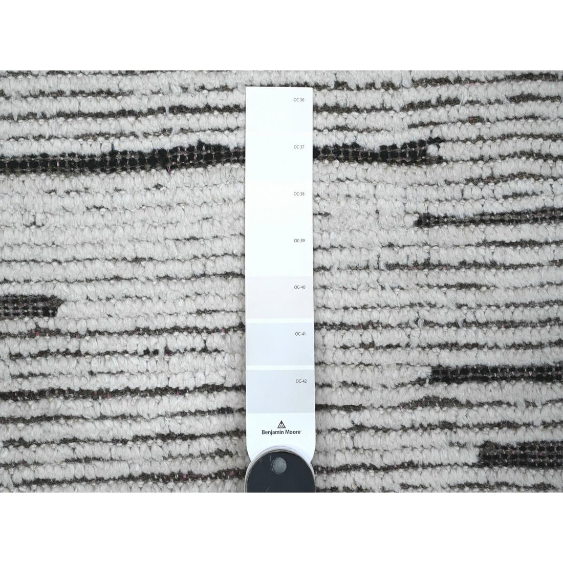 Apricot Orange Vintage Persian Heriz Hand Knotted Pure Wool Clean Rug - 7