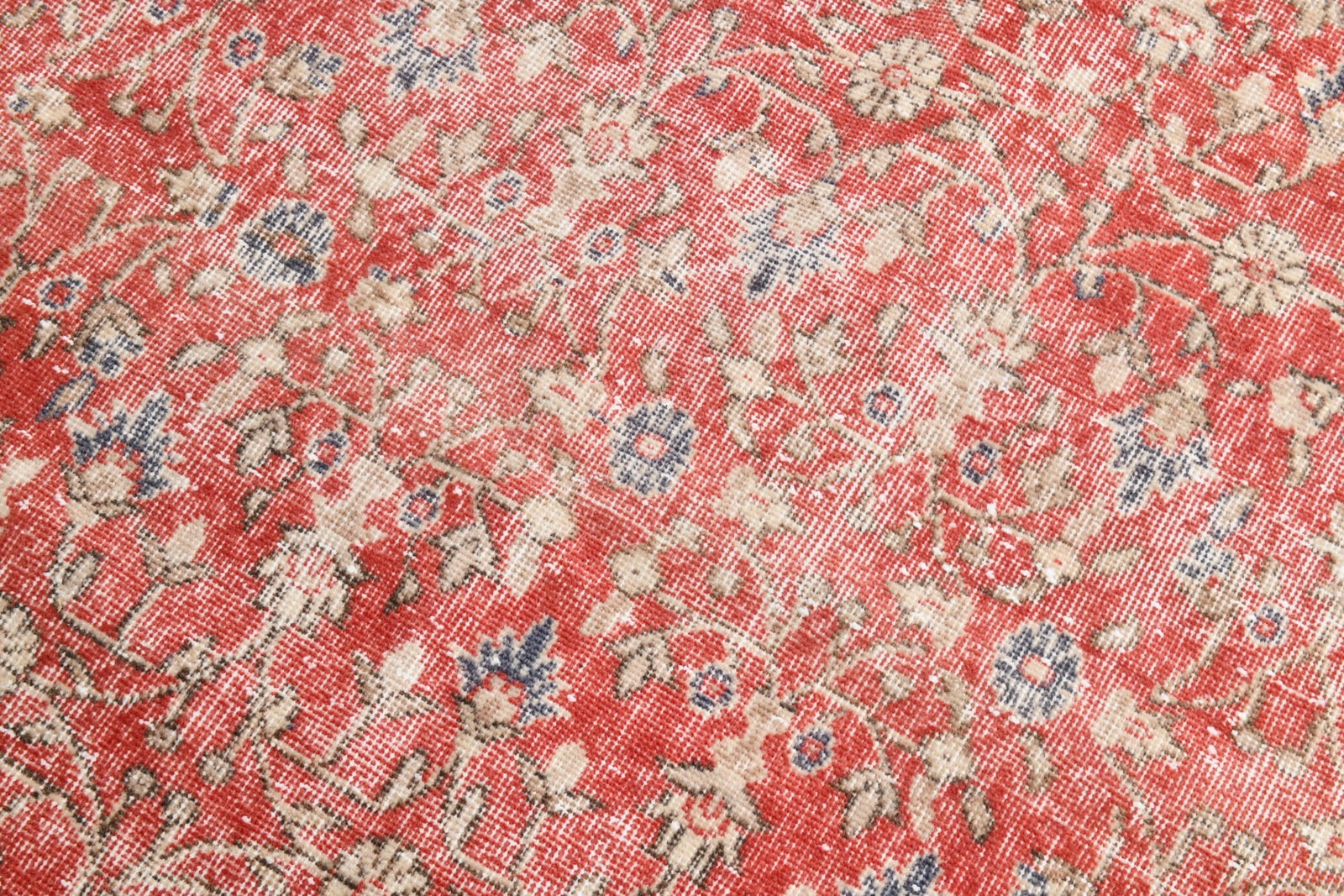 6'6'' x 9'10'' Handmade Vintage Wool Rug - 22280 - 7