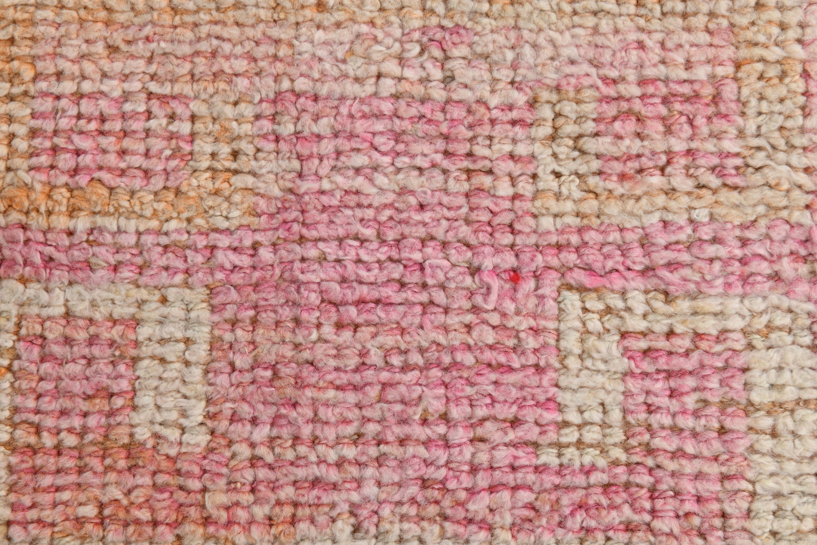 3'3'' x 9'10'' Vintage Felt Rug in Wool - 19903 - 8