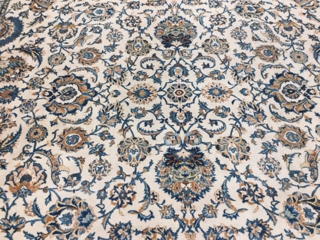 Vintage Persian kashan all over design-4671 - 7