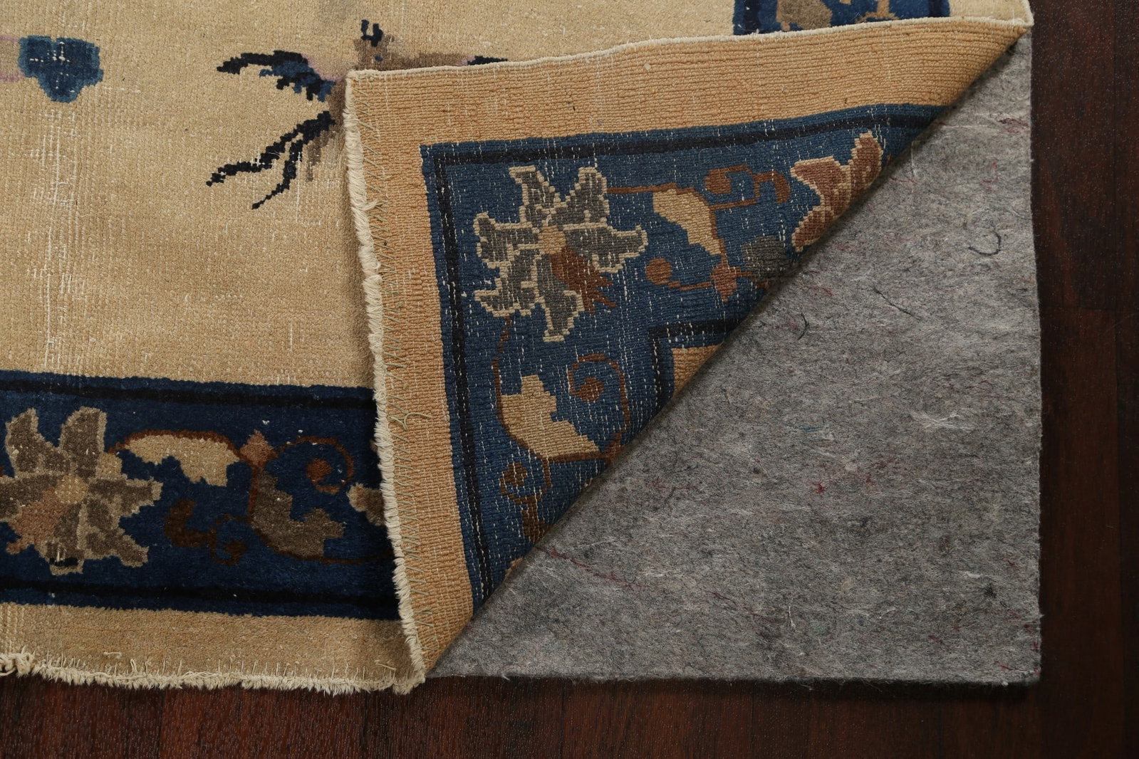 Antique 100% Vegetable Dye Peking Oriental Area Rug 4x7 - 7