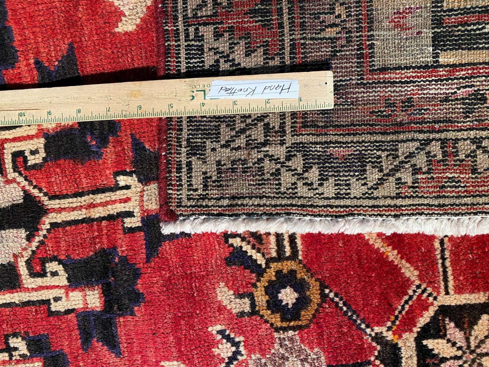 Exquisite Vintage Persian Rug 3'.7"x6'.6" - 8