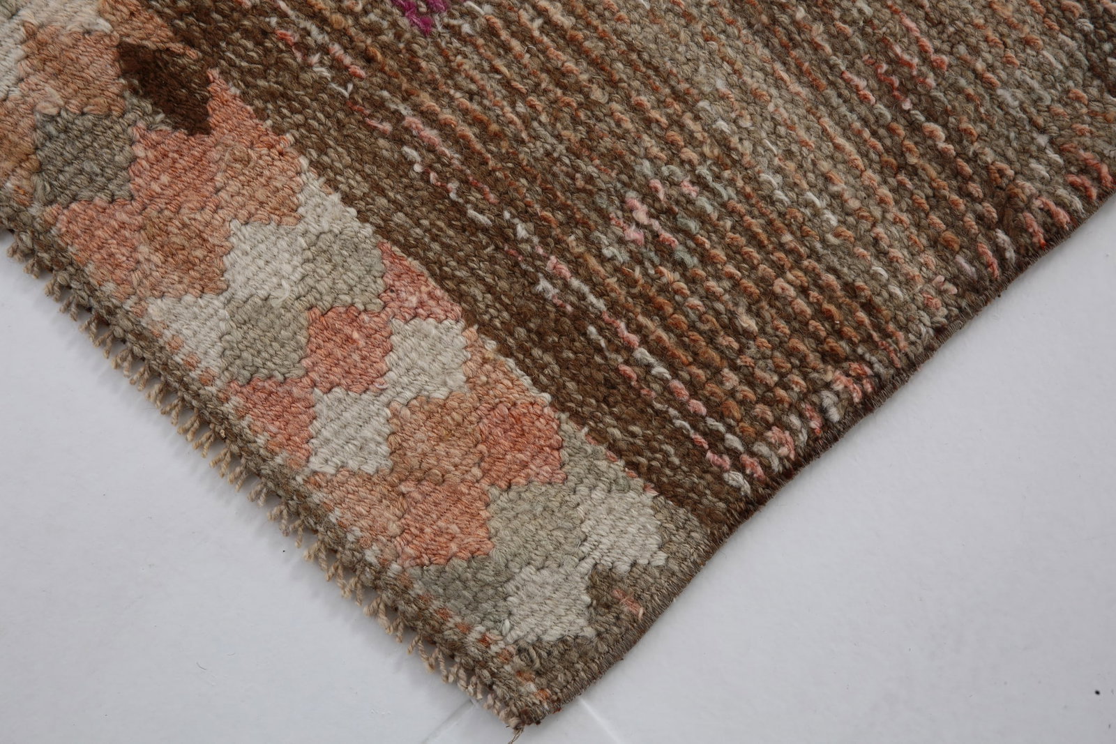 2'7'' x 10'10'' Vintage Wool Runner Rug - 6746 - 7