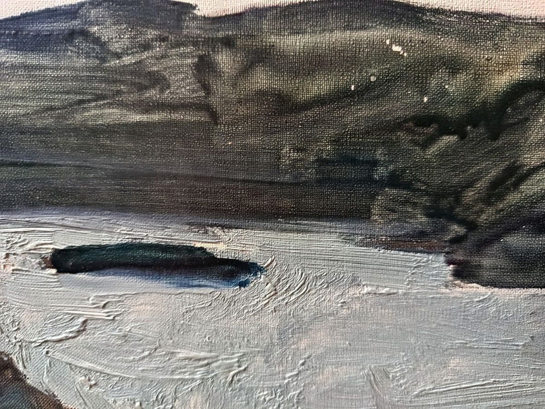 Oil painting River in the mountains Unknown artist - 3