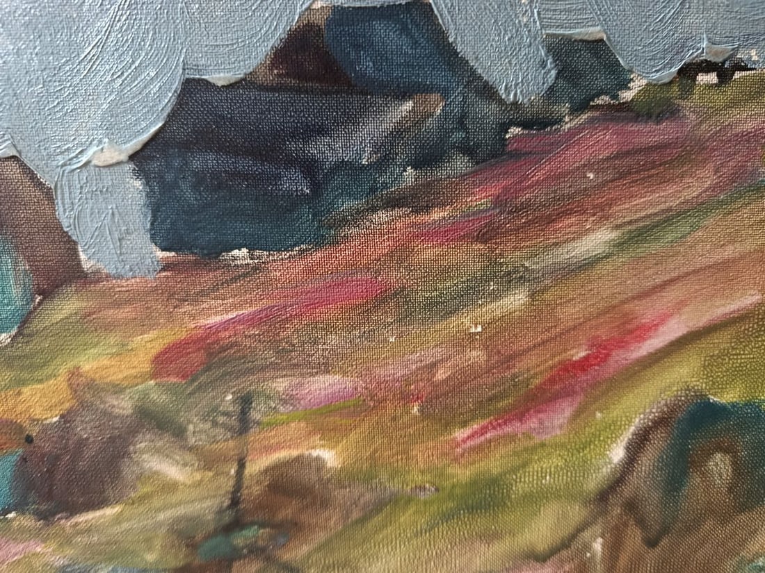 Oil painting River in the mountains Unknown artist - 6