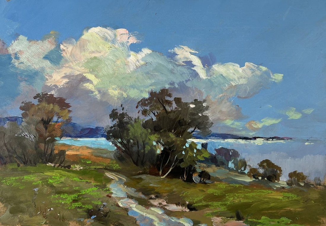 Oil painting The quiet harmony of nature Yuriy Suprunchuk - 3