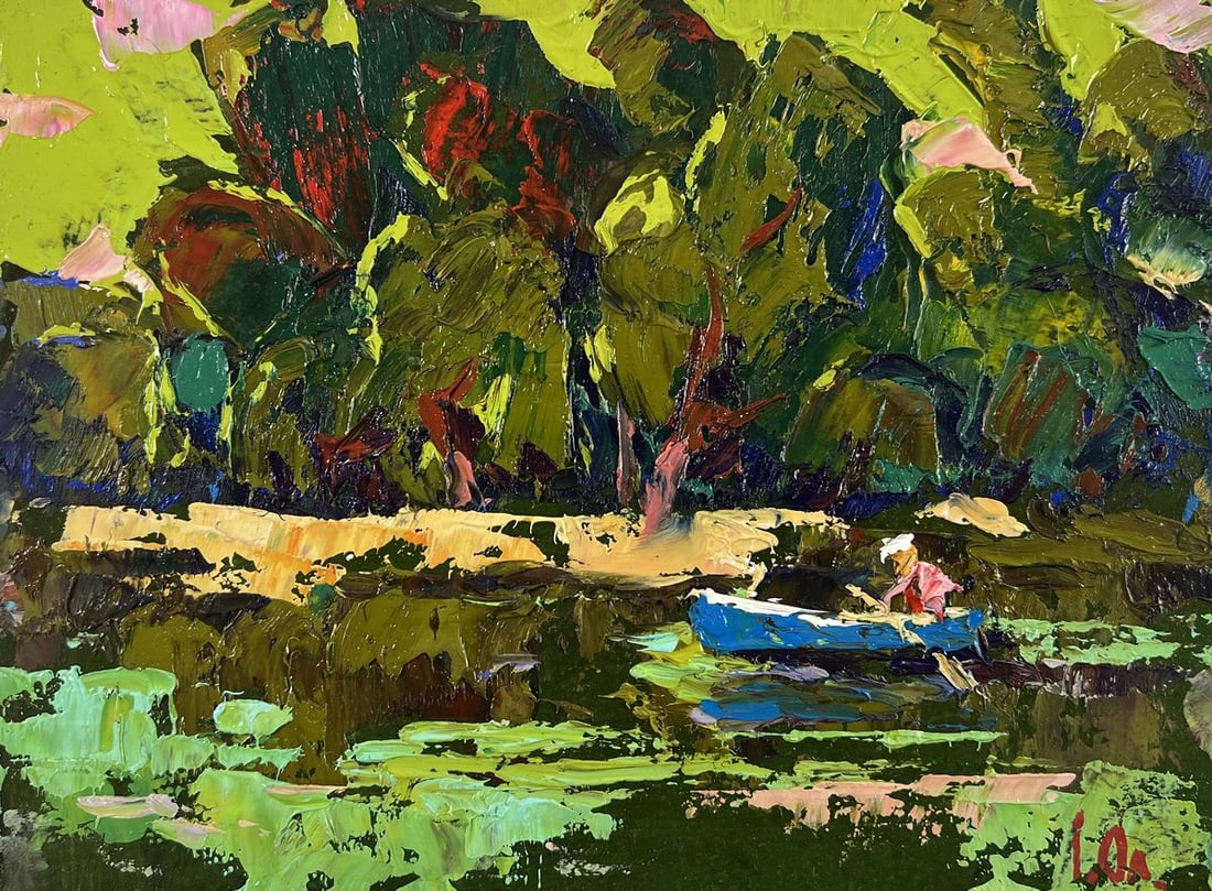 Oil painting Calm on the water Alex Kalenyuk - 3