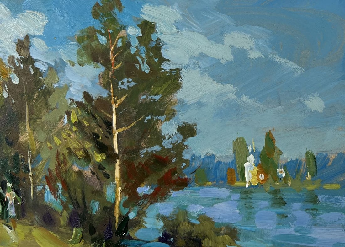 Oil painting Together in nature Yuriy Suprunchuk - 4