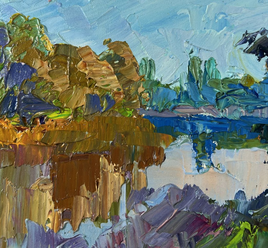 Oil painting The world is in water Boris Serdyuk - 5