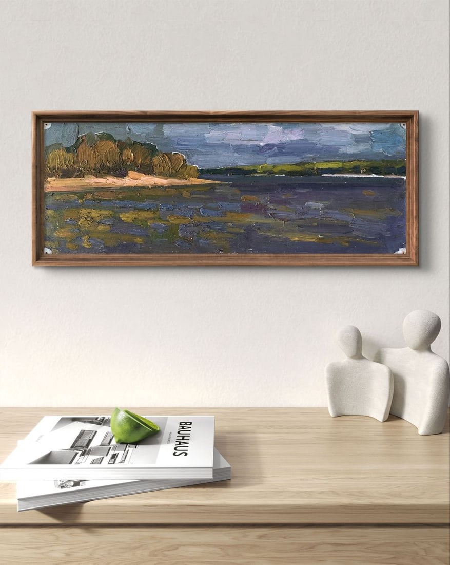 Oil painting Dark clouds Peter Tovpev - 3