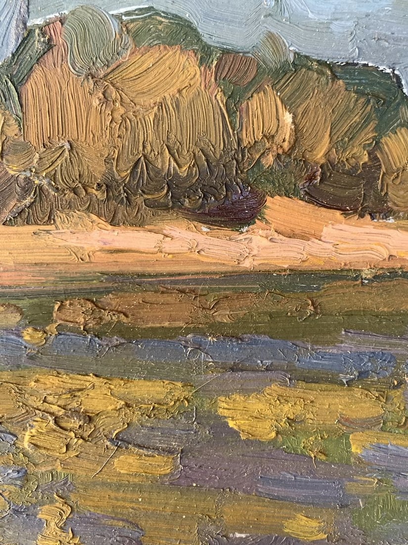 Oil painting Dark clouds Peter Tovpev - 4