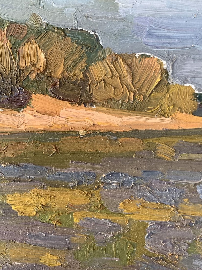 Oil painting Dark clouds Peter Tovpev - 5