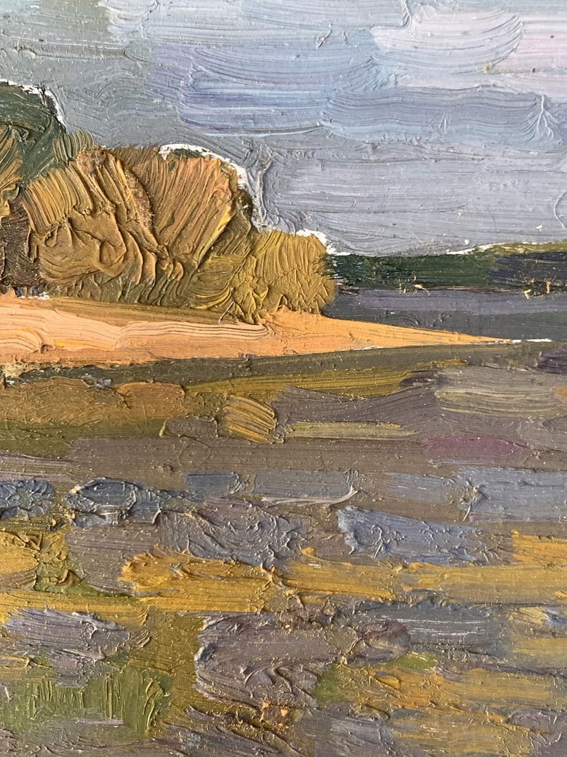 Oil painting Dark clouds Peter Tovpev - 6