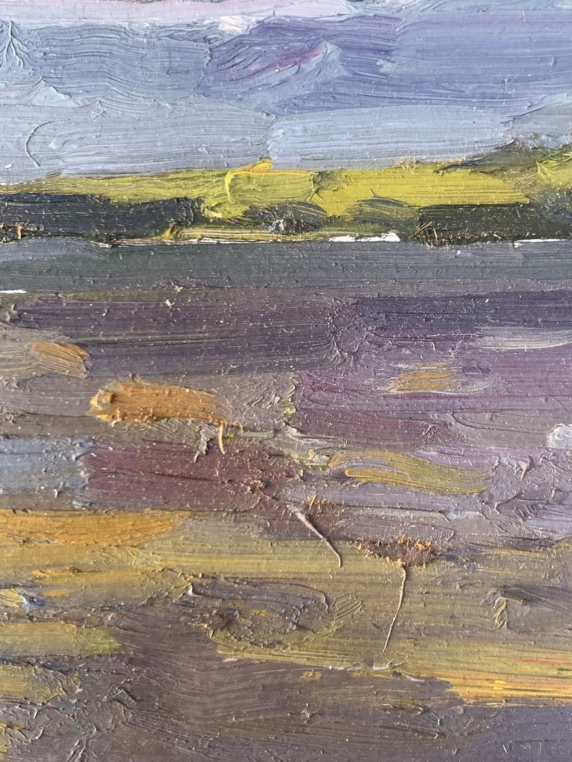 Oil painting Dark clouds Peter Tovpev - 9