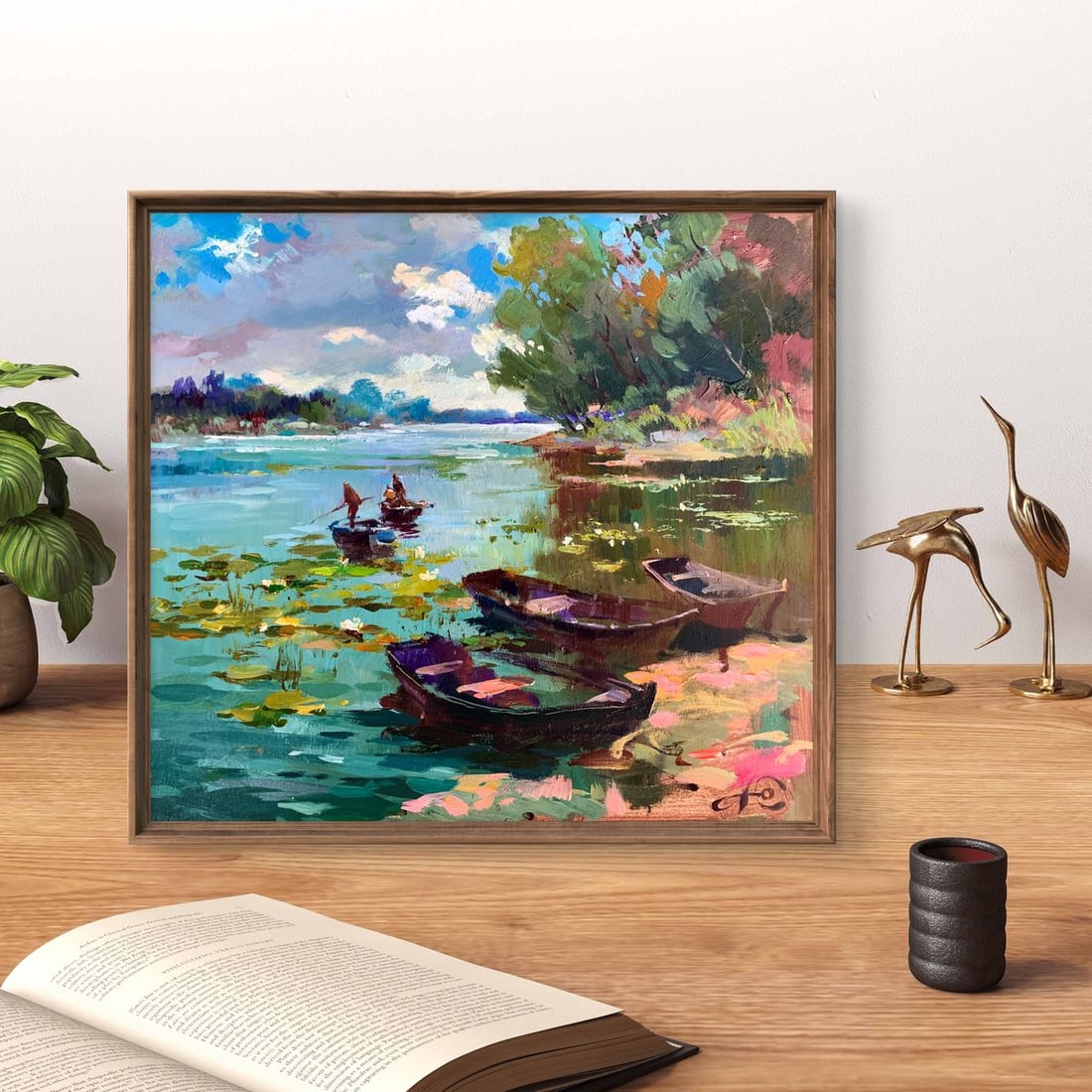 Oil painting Boat trip Yuriy Suprunchuk - 3
