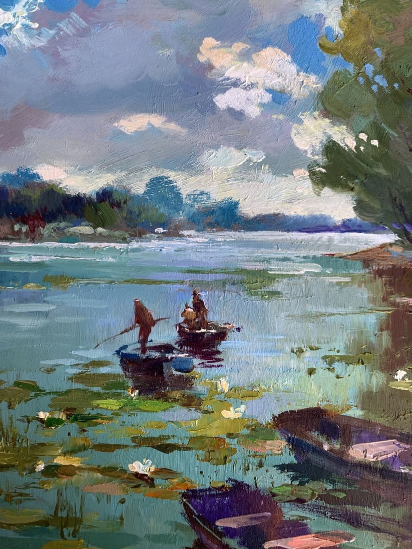 Oil painting Boat trip Yuriy Suprunchuk - 4