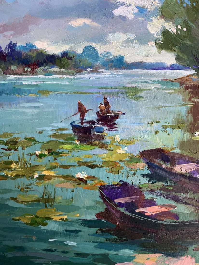 Oil painting Boat trip Yuriy Suprunchuk - 5