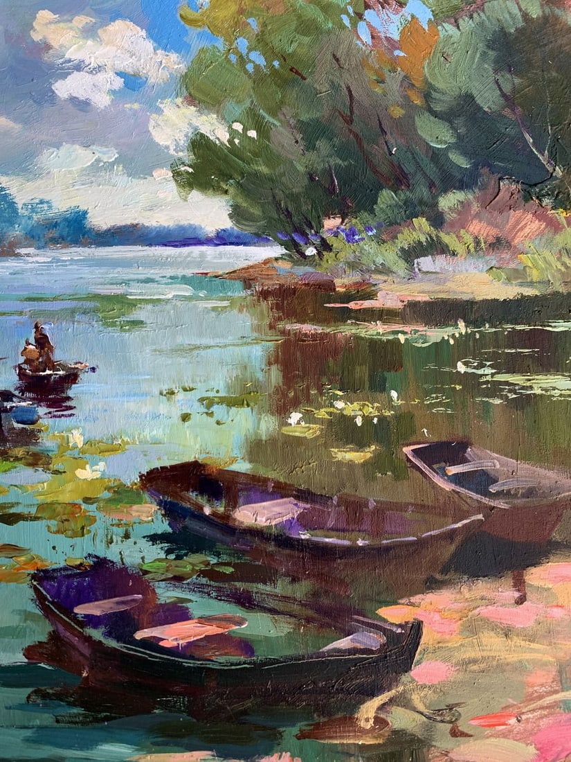 Oil painting Boat trip Yuriy Suprunchuk - 8