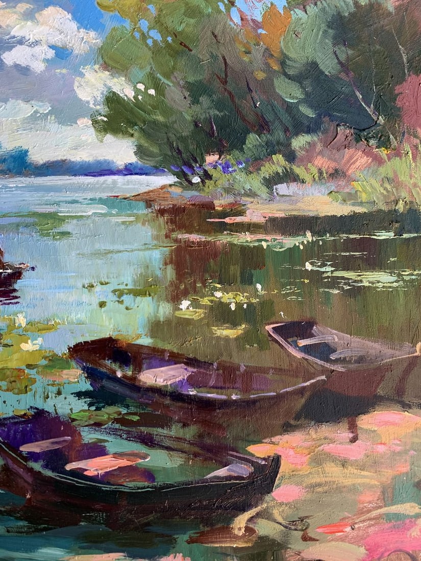 Oil painting Boat trip Yuriy Suprunchuk - 9
