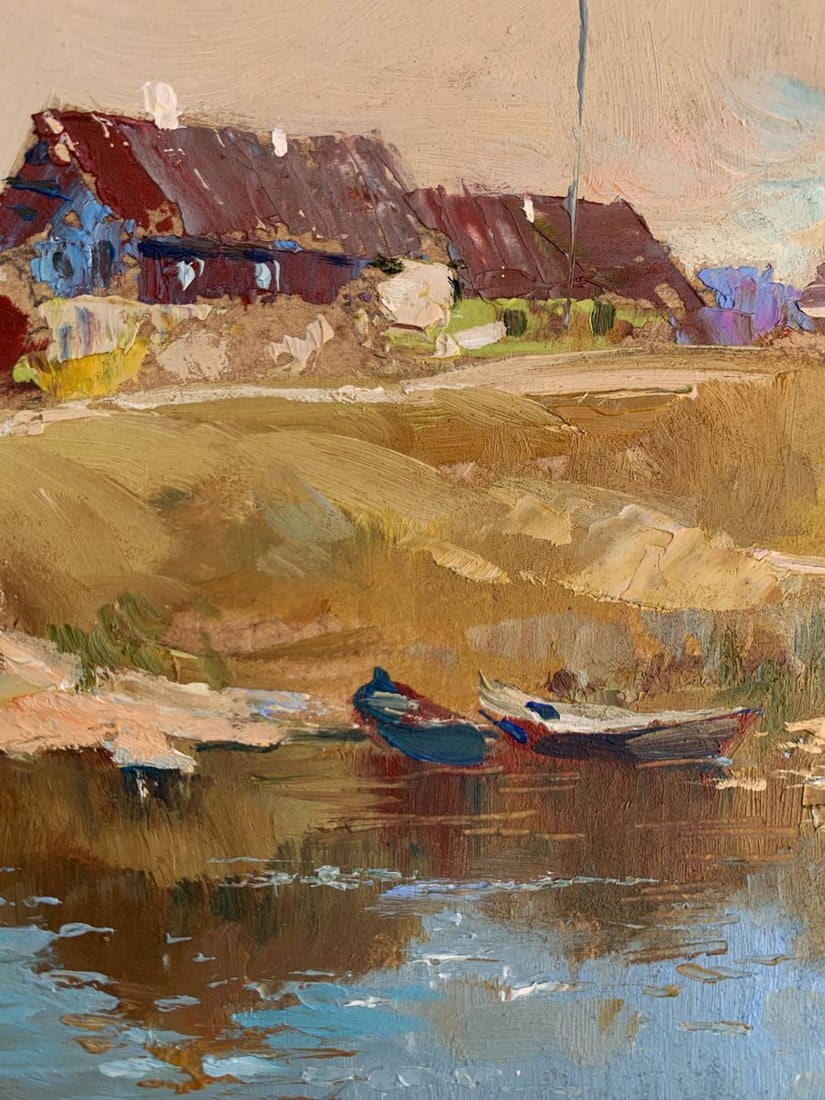 Oil painting Village life Yuriy Suprunchuk - 9